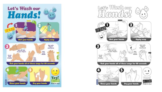 Free Poster Let S Wash Our Hands