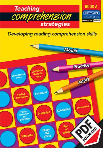 Prim-Ed Teaching Comprehension Strategies • Book E • Curriculm Linked 