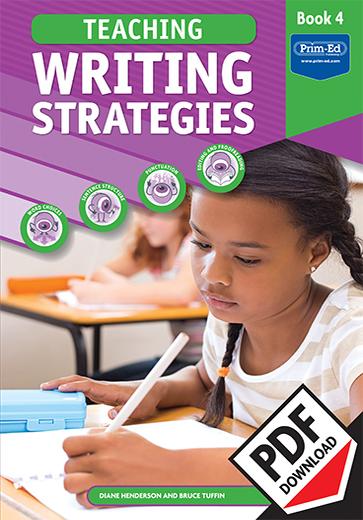 teaching writing strategies pdf