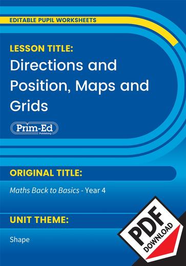 Maths Direction Map Directions and Position, Maps and Grids | Mathematics | Year 4 / Primary 5
