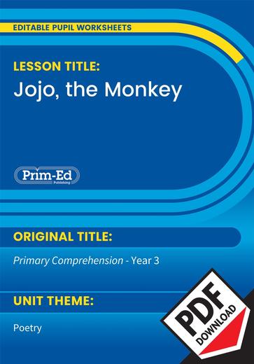 Jojo The Monkey English Year 3 Primary 4 Jojo The Monkey English Year 3 Primary 4