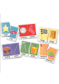 rhyming words matching puzzle general nursery reception primary 1